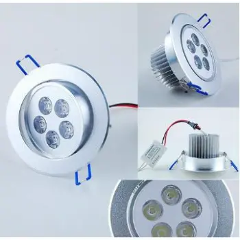 Factory Price 5W White LED Ceiling Light Downlight High Power