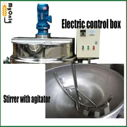 Industrial Self-Stirring Crock Pot with Built-in Stirrer