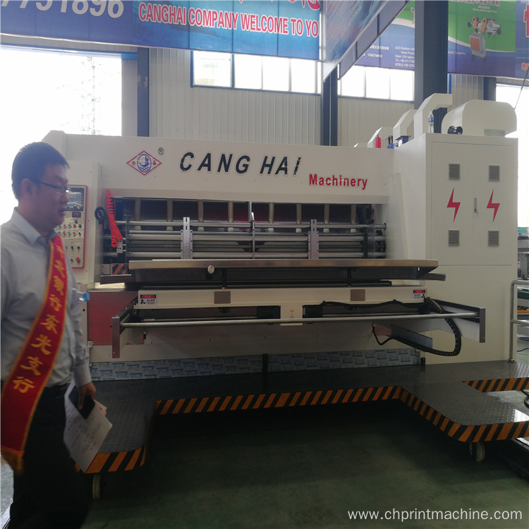 Canghai printing die cutting machine with stack