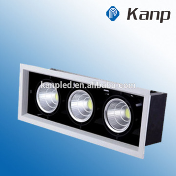 60W Rectangular Three Heads COB Led Spot Downlight For Shop