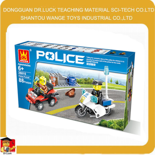 plastic connecting toys baby toys police toy building block minifigures