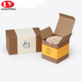 Self-fold Bottom Candle Glass Kraft Packaging Box