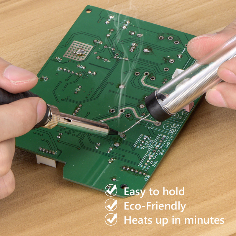 80W LCD Adjustable Temperature Soldering Iron Welding Repair Tools
