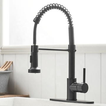 Best Pull Down Kitchen Faucet for Stainless Steel Kitchen Cabinets: Hot and Cold Water Mixer