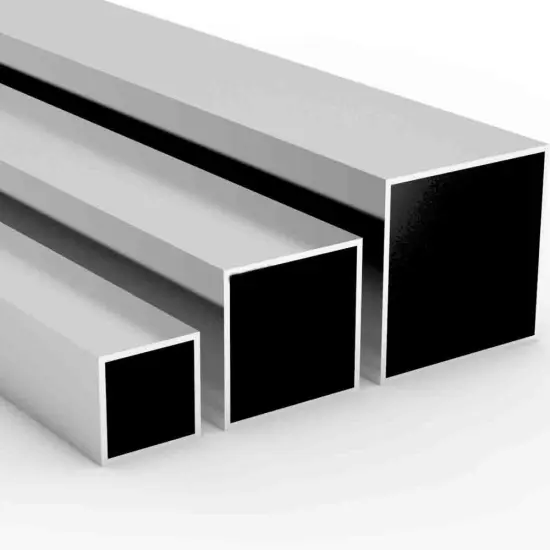 ASTM B429: 6061, 6063, 6082, 7075 Extruded Aluminum Alloy Structural Square Tubing - 38mm Diameter