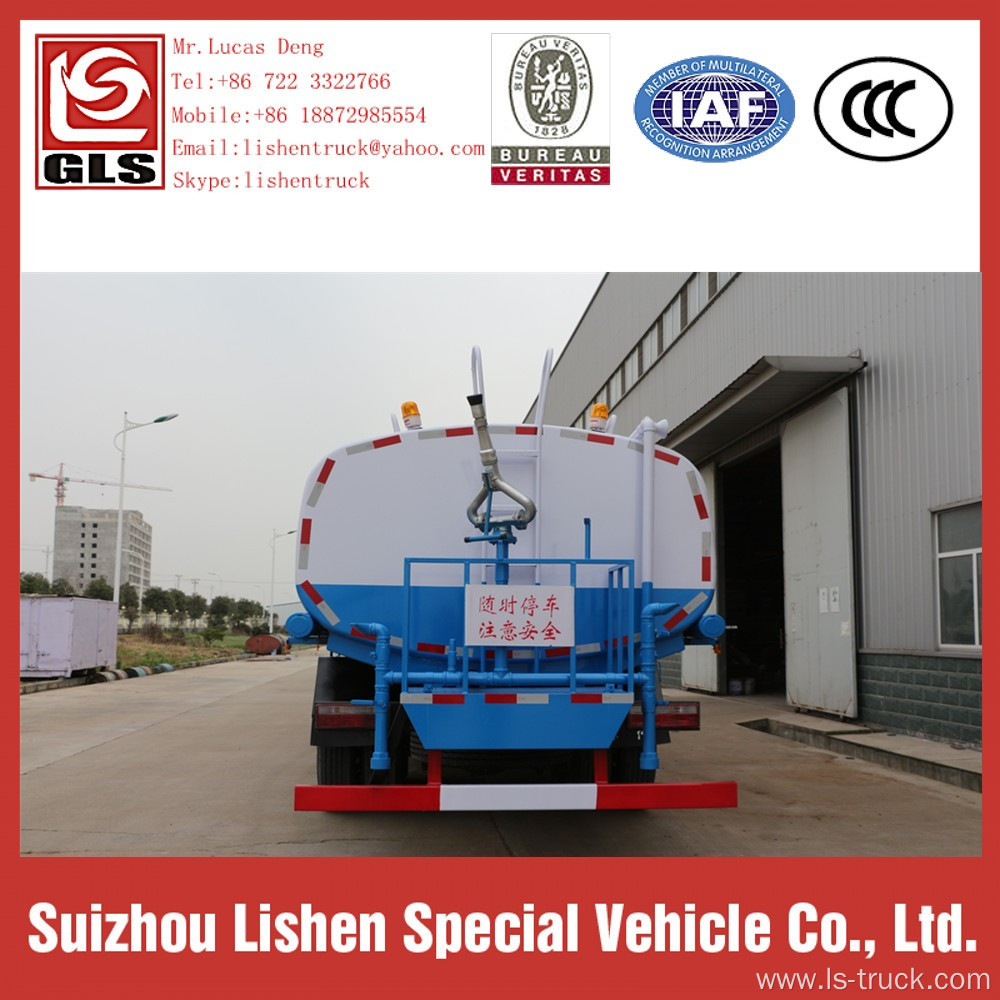 Capacity 15 Ton Dongfeng High Pressure Water Truck