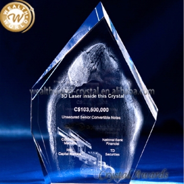High quality stylish hot sell decorative crystal trophy
