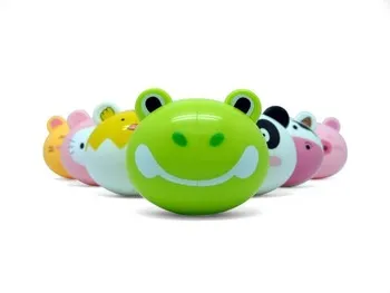 Frog head toothbrush holder with suction