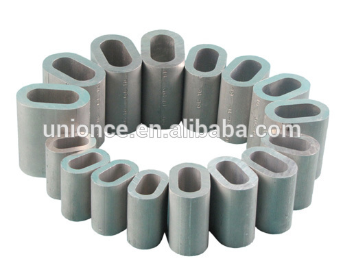 EN13411-3 aluminium stop of wire rope