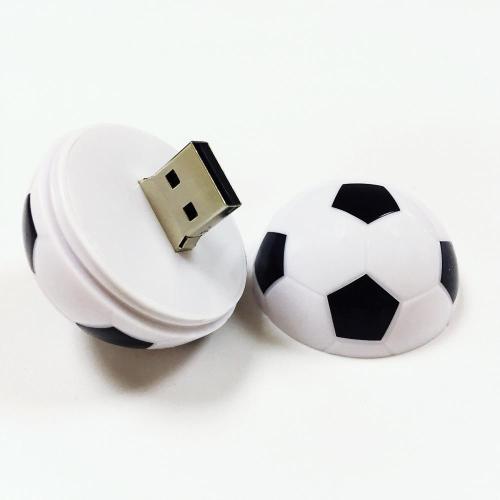 Lecteur Flash USB de modèle de football de dessin animé