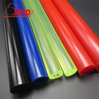 Yellow Red Round Polyurethane Rubber PU Rod