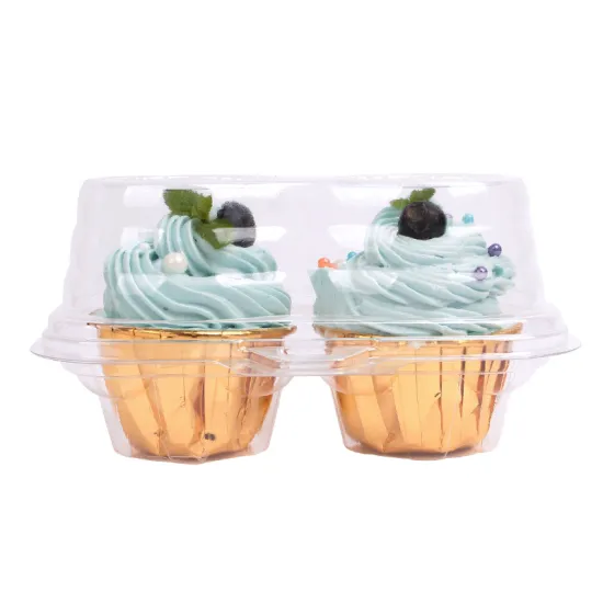 Transparent Plastic Muffin Cup Cake Box - New Arrival Baking Packaging