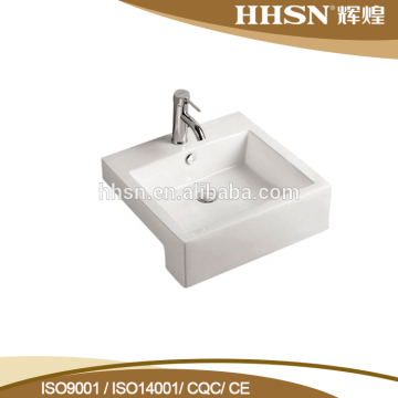 HH129B Modern Bathroom Design Square Bathroom Wash Basin Sink