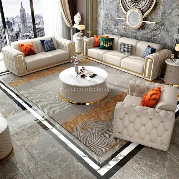 Modular Leather Office Sofa Set for Hotel Furniture and Lounge Reception Waiting Room