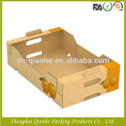 High quality fresh fruit corrugated box packaging