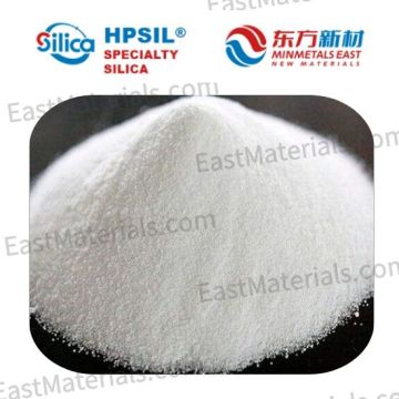 Precipitated silica for silicone rubber