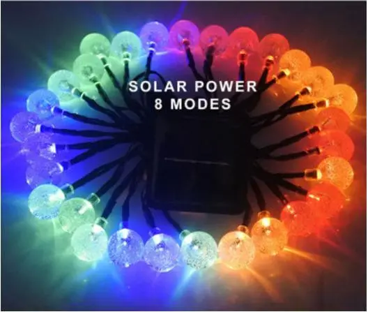 Festival and Party Decorate Colorful Bubble Outdoor & Indoor LED Garden String Light