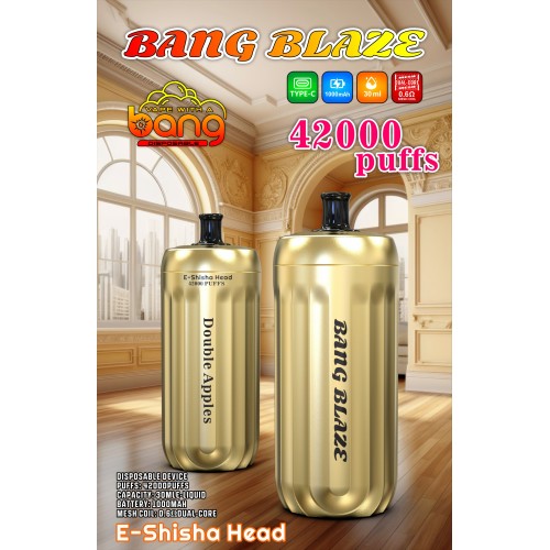 Bang blaze 42k พัฟ vape แบบใช้แล้วทิ้ง