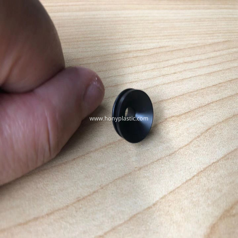 PET-P black cnc machined part