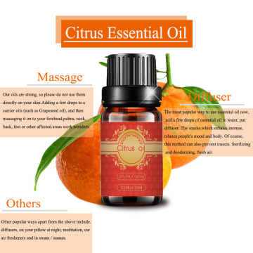 100%Pure Citrus essential oil High Quality for body