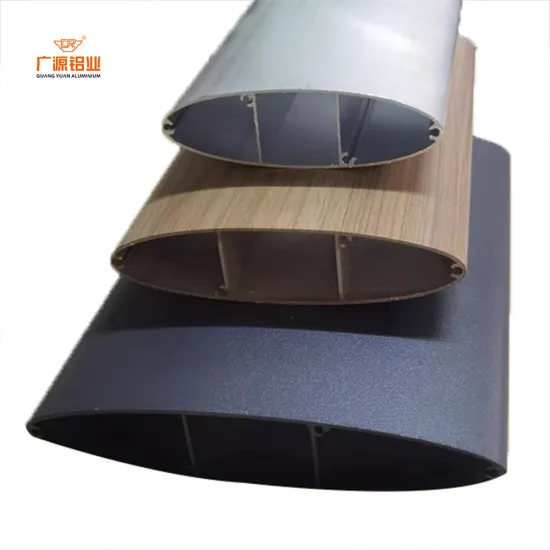 Oval Louver Aluminum Profiles