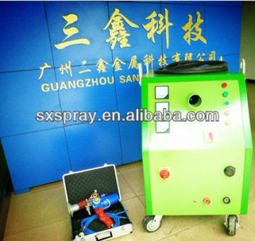 Iron wire coating machine, arc spray coating machine for Iron wire spraying