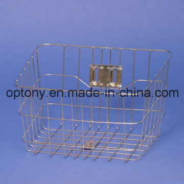 Stainless Steel Bicycle Basket for Sales (37*30*18.5cm)