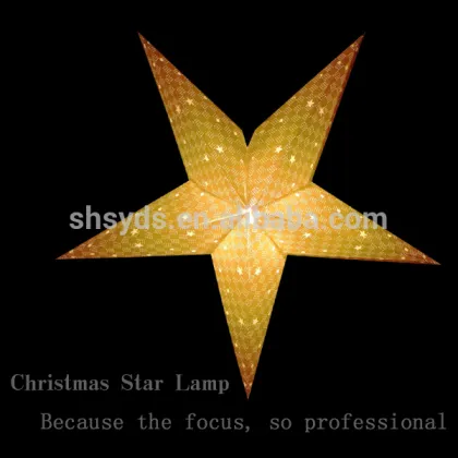 new arrivecolorful paper star for family decoration