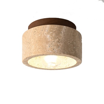Diseño de travertino luces y lámparas de araña de techo LED