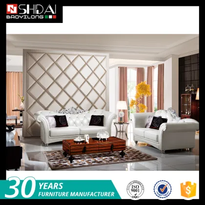 2016 best-selling sofa Modern Home luxury leather sofa set