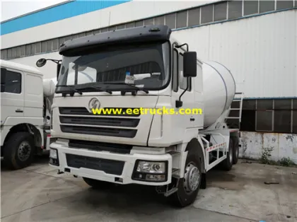 SHACMAN 10 Wheel 6000L Cement Truck Mixers