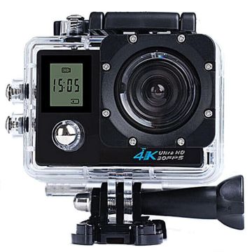 Ultra HD 4K Sports DV Camcorder พร้อมรีโมทคอนโทรลและหน้าจอคู่