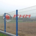 Grüne Farbe 3D Vinly Coated Welded Fence mit hoher Sicherheit