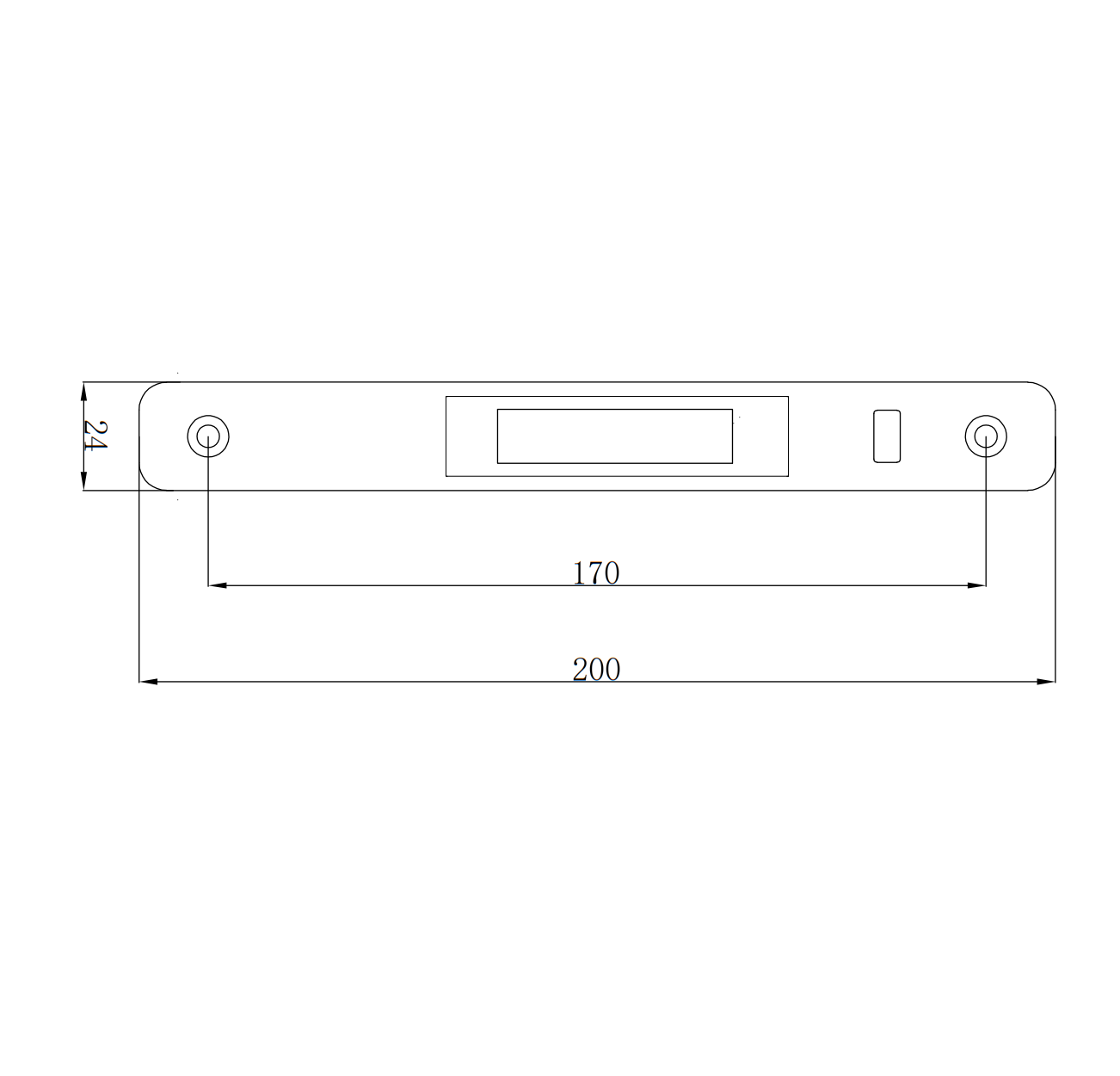 установлена ​​защелка раздвижной двери