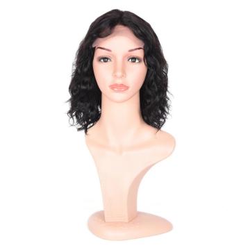 100% NATURAL VIRGIN REMY HUMAN HAIR WAVY LACE FRONT WIG