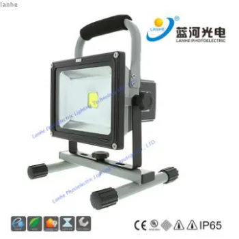 outdoor cordless IP65 portable LED flood light supplier