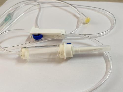 Steril Disposable Iv Set Drip Chamber Dengan Filter
