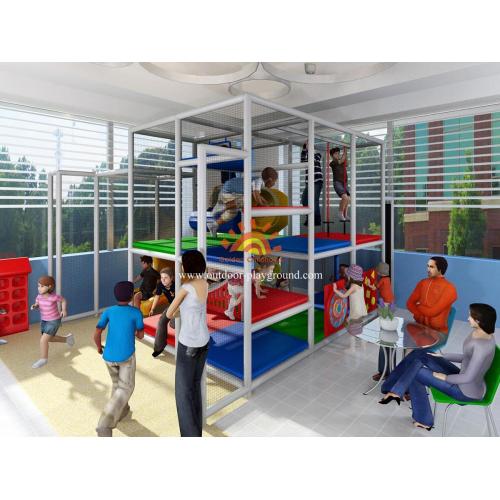 Estructura de juego comercial para niños pequeños Área de juegos interior