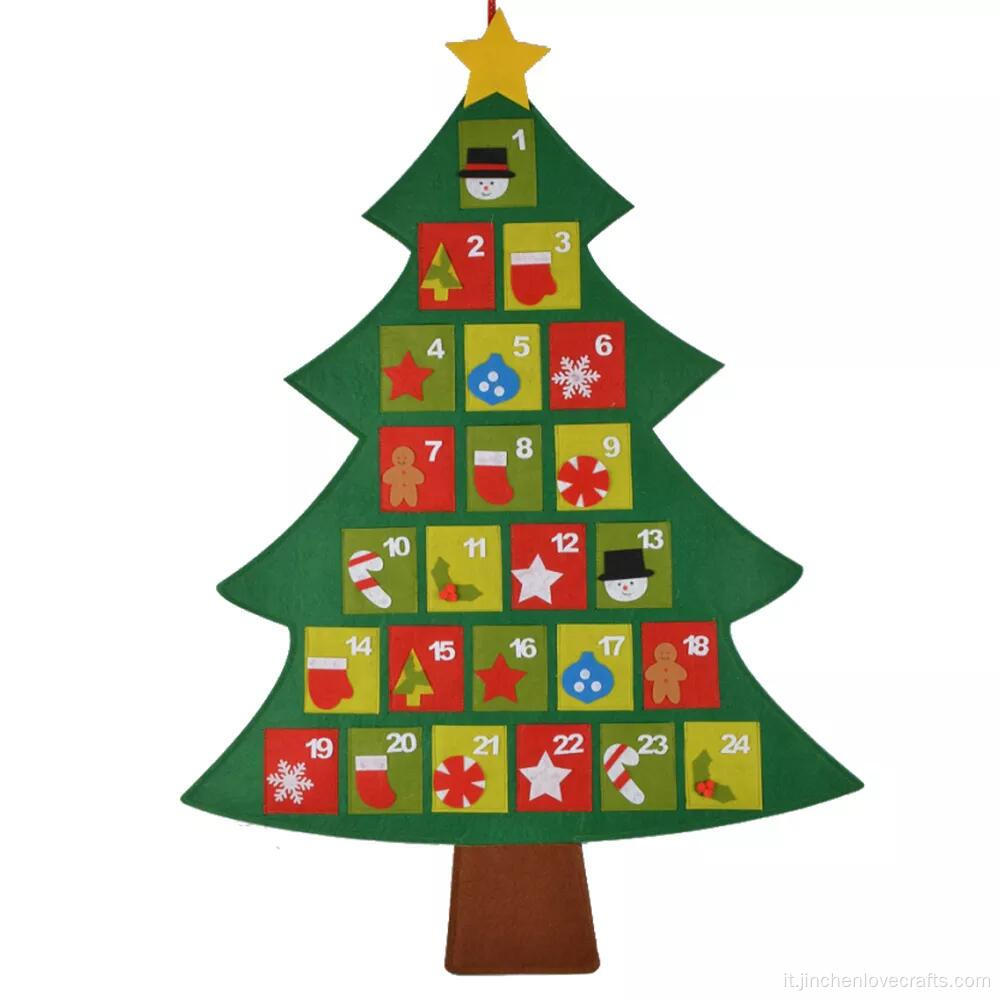 Dispositivo del conto alla rovescia dell'albero di Natale Decorazione murale