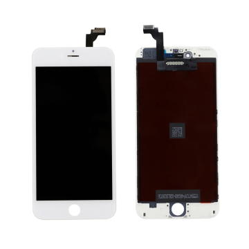 Оптовый высококачественный iPhone 6 плюс белый ЖК -экрановый дисплей замена сборки