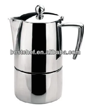 18-10 stainless steel Moka express coffee pot