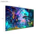 90x60cm Psychedelic Mushroom Town Poster Wall Art Pictures Painting Living Room Bedroom Wall Home Decrorations