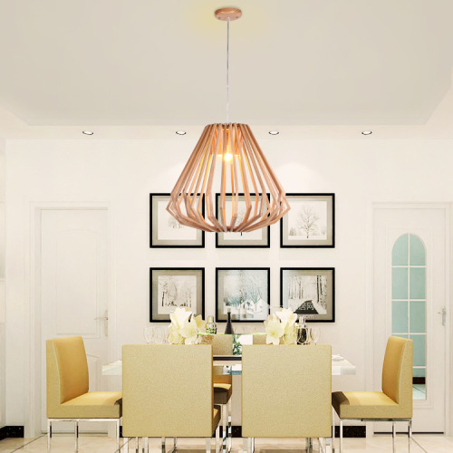 LEDER Contemporary Wooden Pendant Lighting