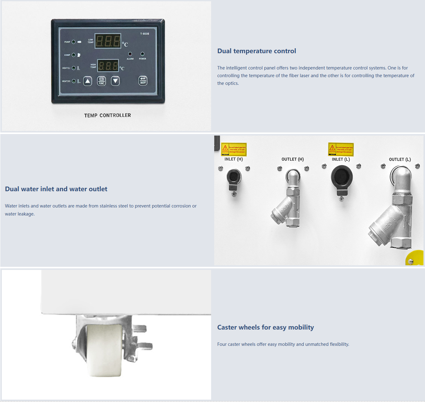 TEYU Chiller Manufacturer Specially Designed Industrial Chiller CWFL-4000 for 4kW Fiber Laser