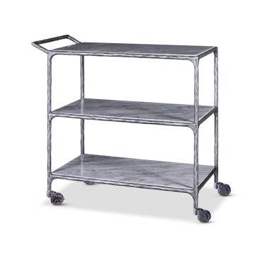 Mrs. Woods' High-Quality, Forged Iron Craft Food Carts for Shopping and Camping: The Ultimate Portable Kitchen Solution