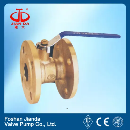 copper flange end ball valve