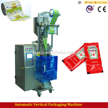 Liquid Vertical Form Fill Seal Packaging Machine For Ketchup