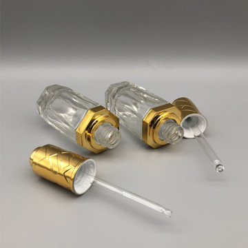 30ml luxuriöse Glas Tropfflasche Goldverschluss