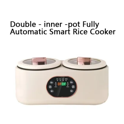 Double-Pot Smart Rice Cooker: Automatic, Multifunctional Yuanyang Hot Pot with Steam & Cook Features