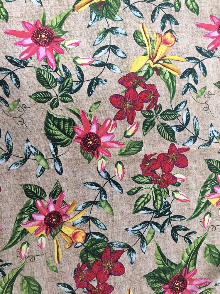 Texture Design Rayon Poplin shuttle 45S Printing Fabric